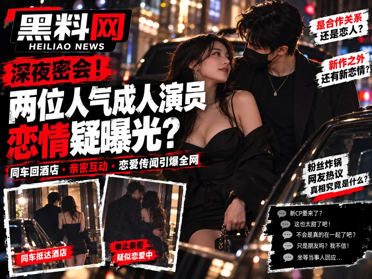 深夜同框引发猜测：合拍还是巧合？